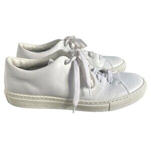 TAMARA MELLON OMW Woman Designer Sneakers White Calfskin Leather Italy  Sz 8.5